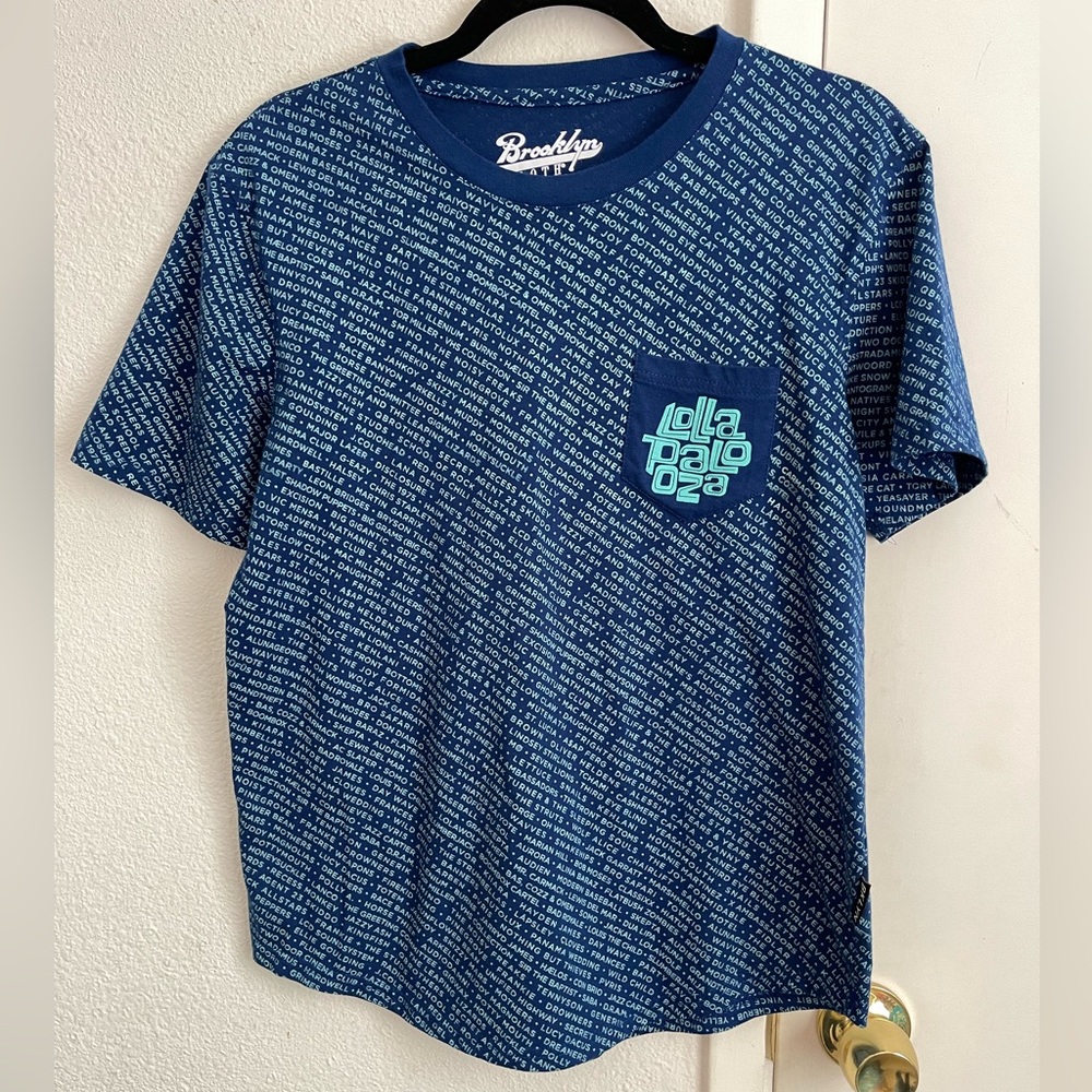 RARE Lollapalooza x Brooklyn Cloth Mfg. Co. Shirt 25 Year Anniversary US Size M